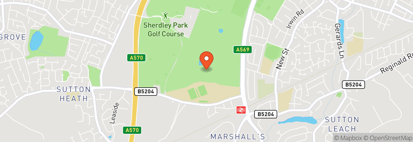 Map of Sherdley Park