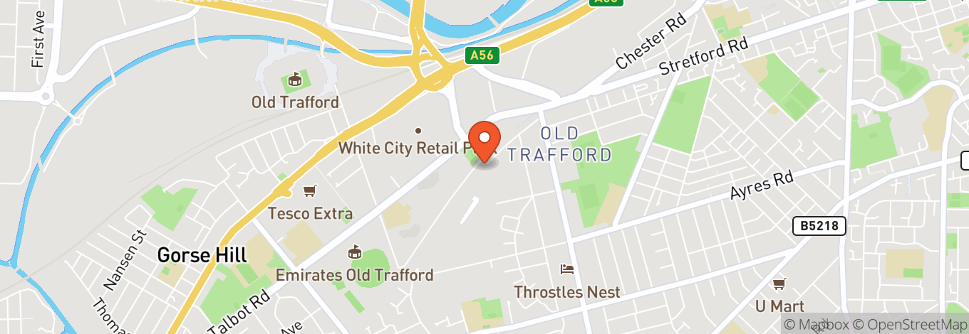 Map of Trafford Hall Hotel