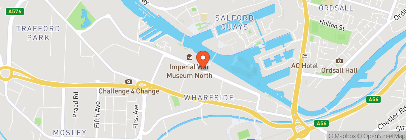 Map of Victoria Warehouse Hotel