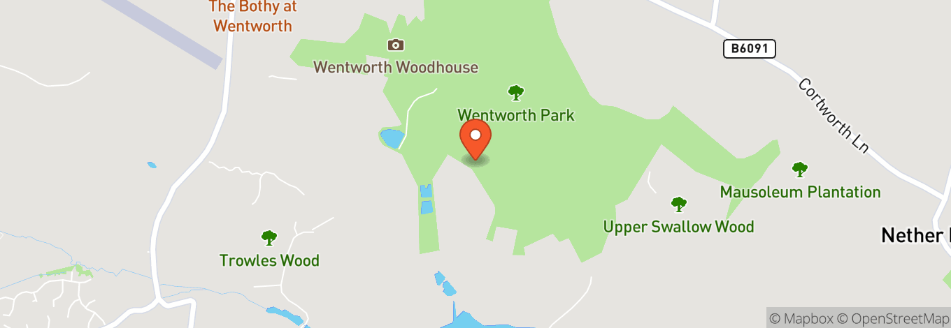 Map of Wentworth Woodhouse