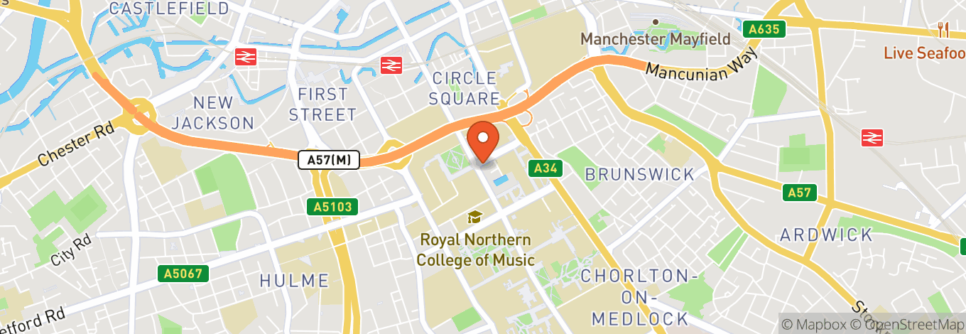 Map of The Grosvenor Manchester