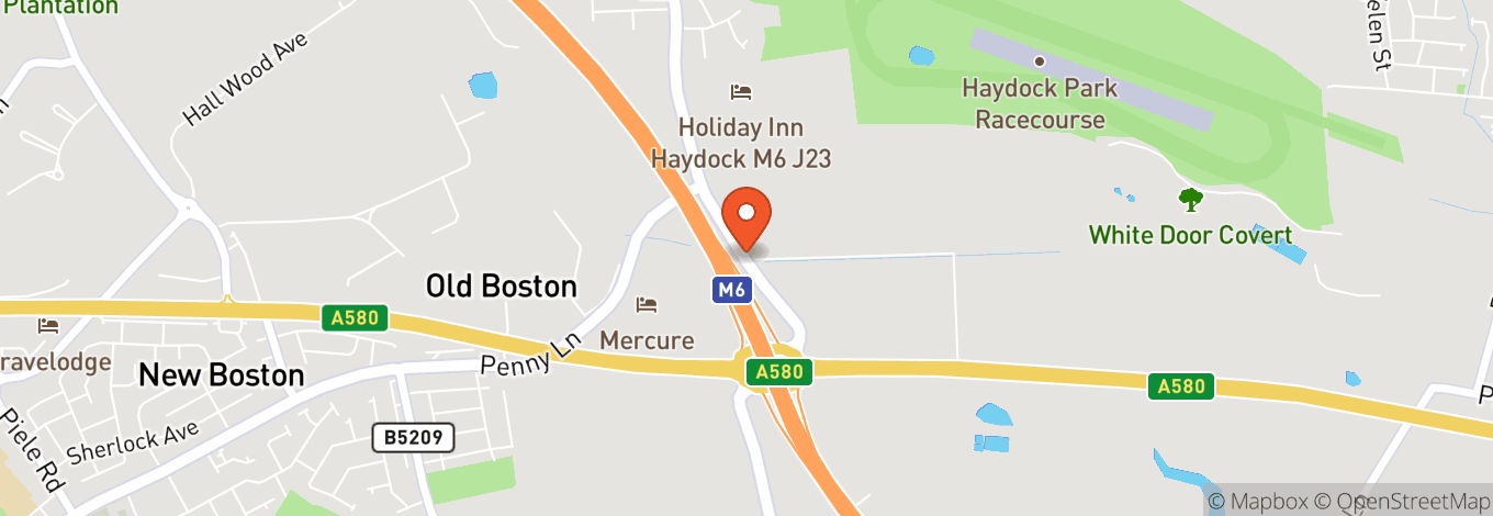 Map of Holiday Inn Haydock