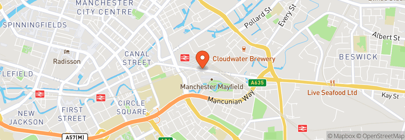 Map of Car Park Manchester Piccadilly Station (Short Stay)