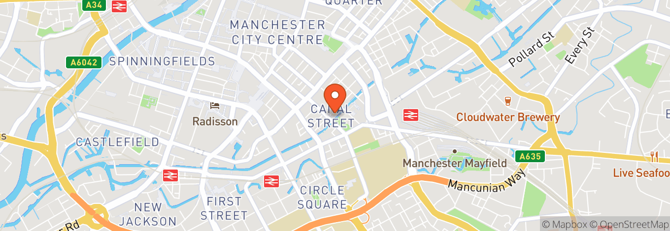 Map of Via Manchester