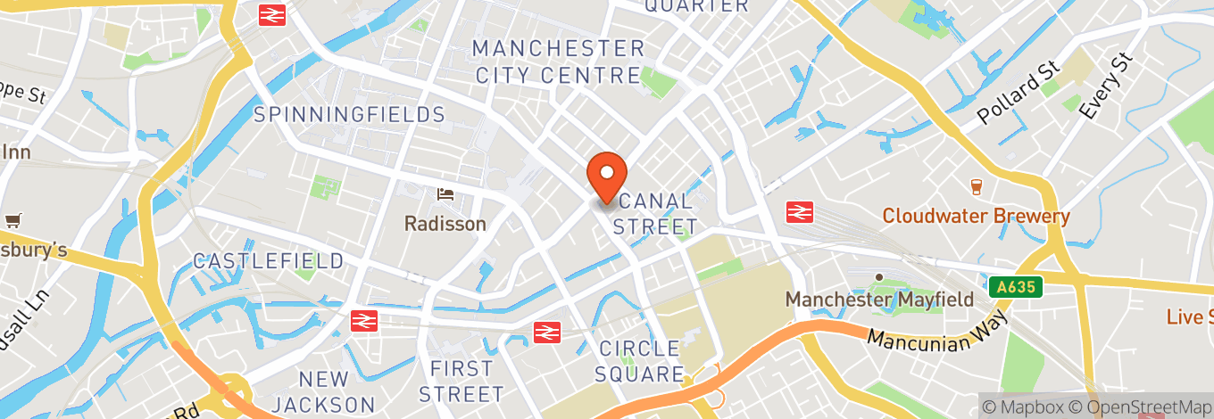 Map of Sub 101 Manchester