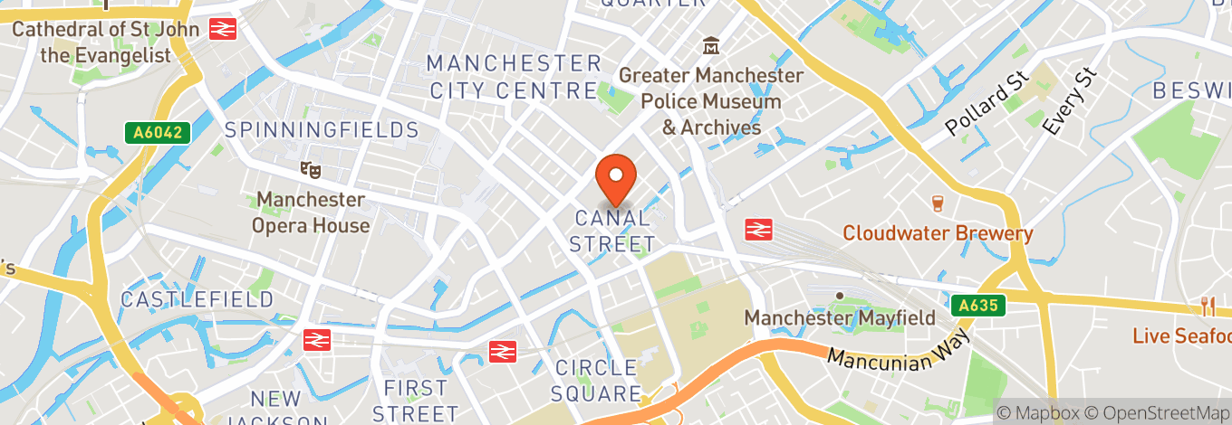 Map of The Eagle Manchester