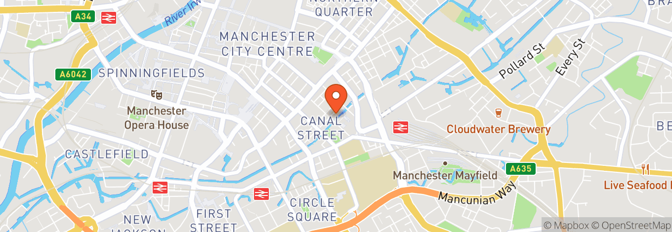 Map of The Brewers Manchester