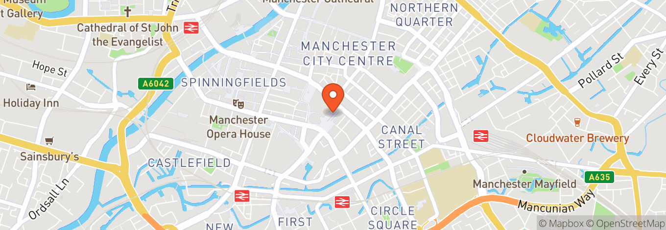 Map of Manchester Central Library