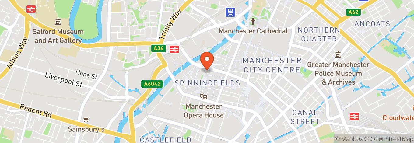 Map of Blvd Manchester