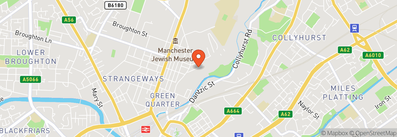 Map of Honey Street Studio
