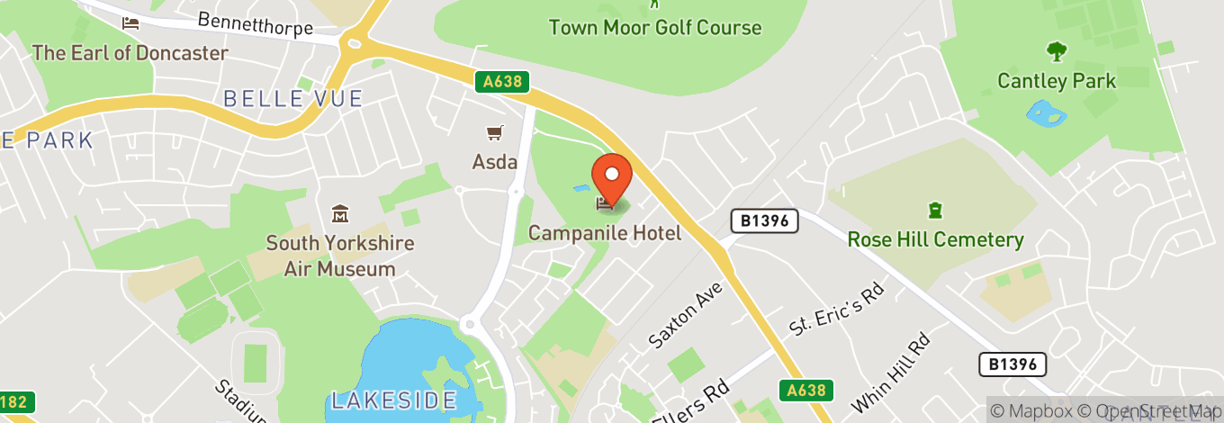 Map of Doncaster Dome