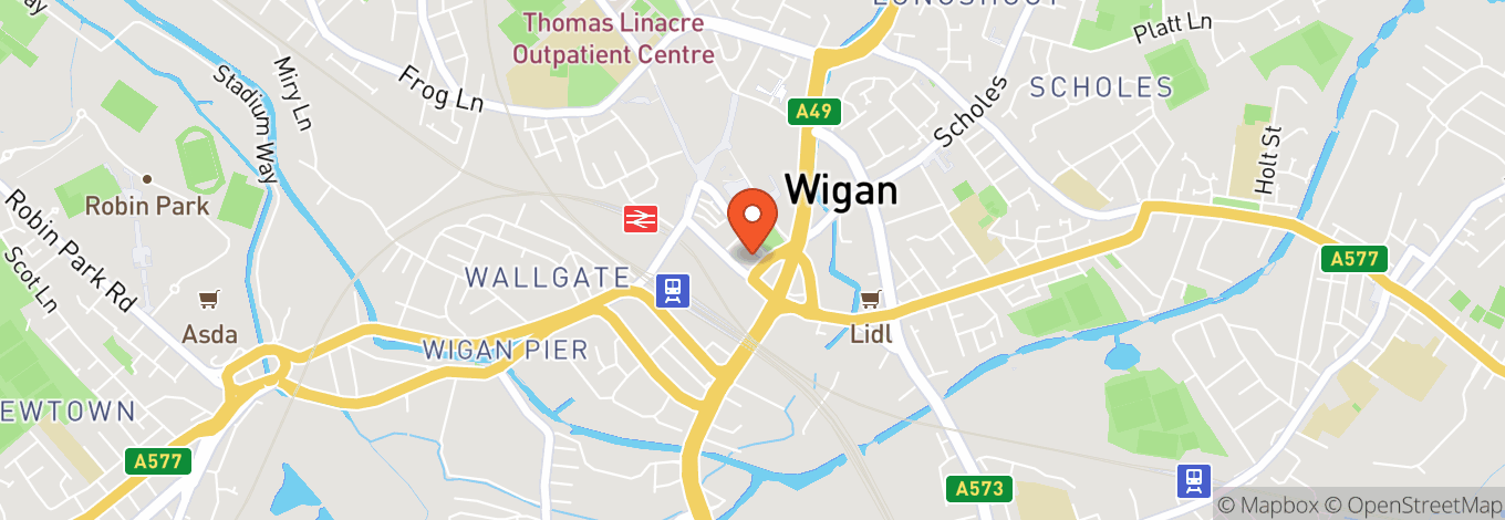 Map of Vibe Wigan