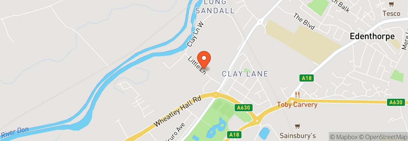 Map of Sandall Park Doncaster in Doncaster