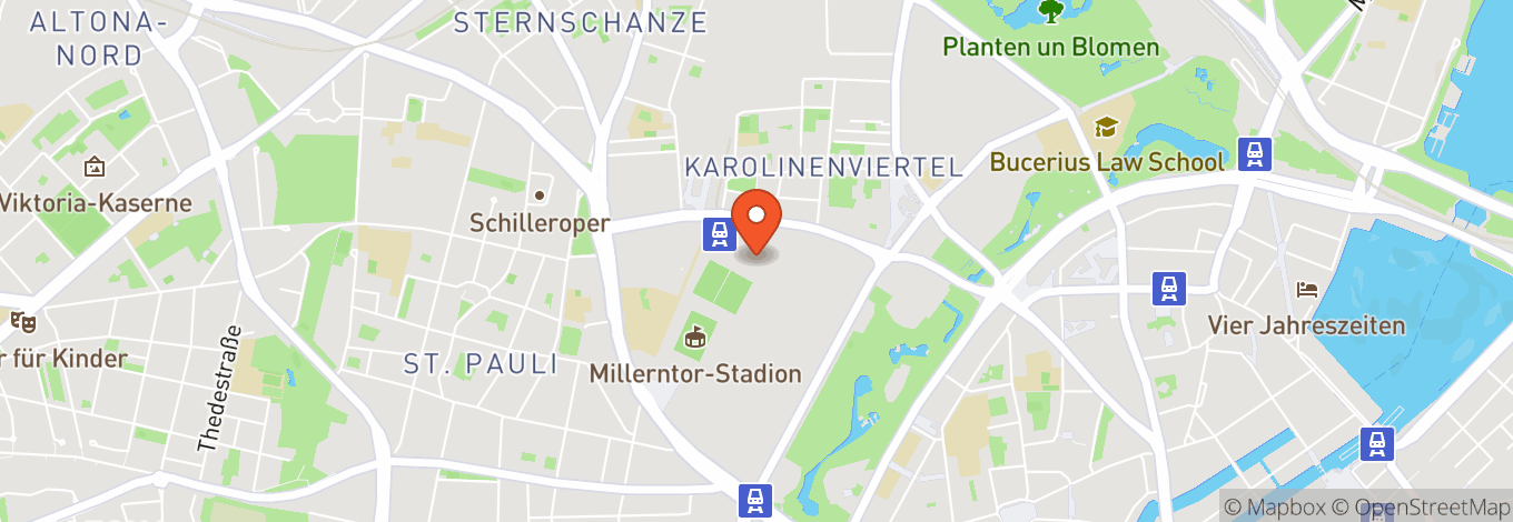 Map of Georg Elser Halle