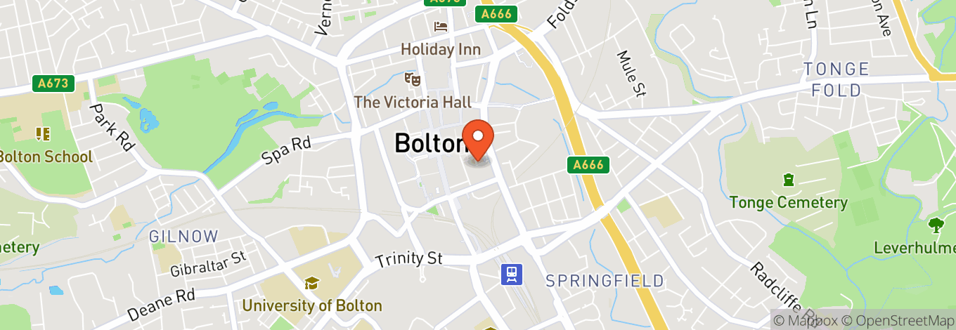 Map of Truth Nightclub Bolton