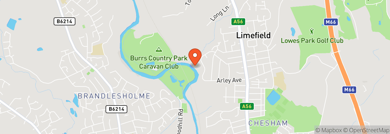 Map of Burrs Country Park in Bury