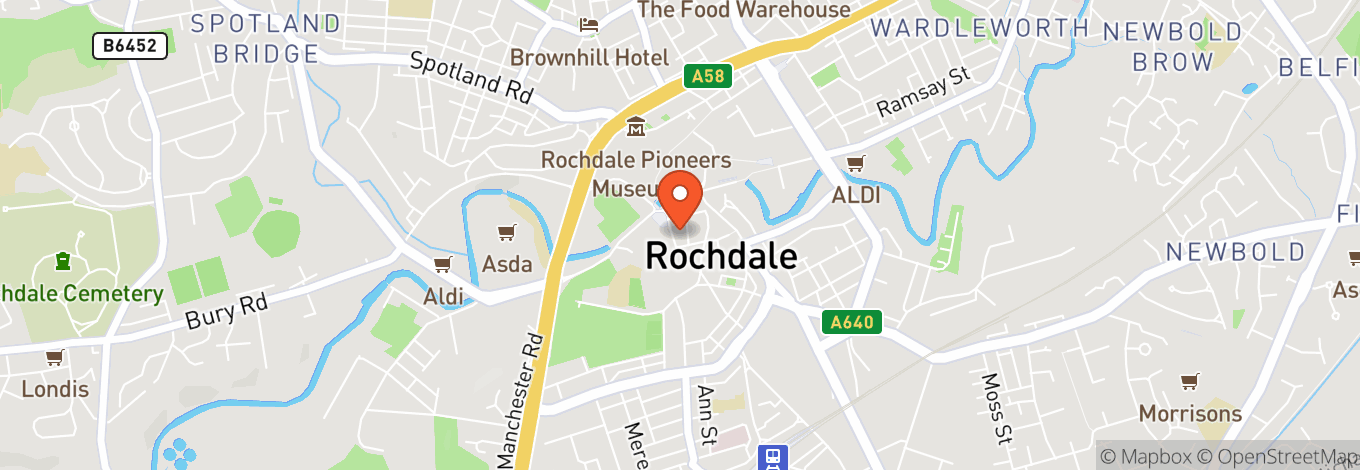 Map of Empire Rochdale