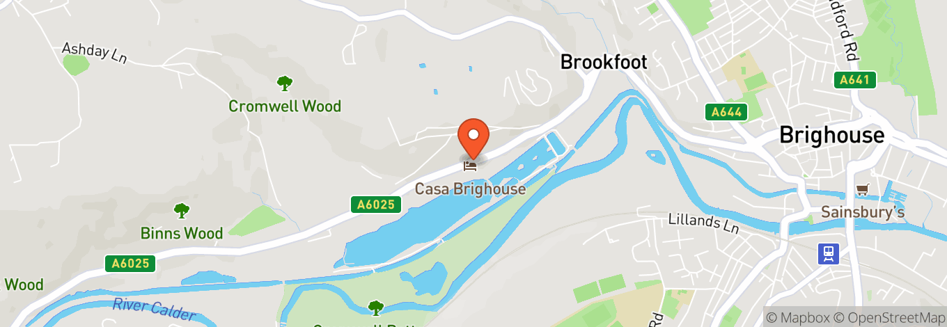 Map of Casa Brighouse