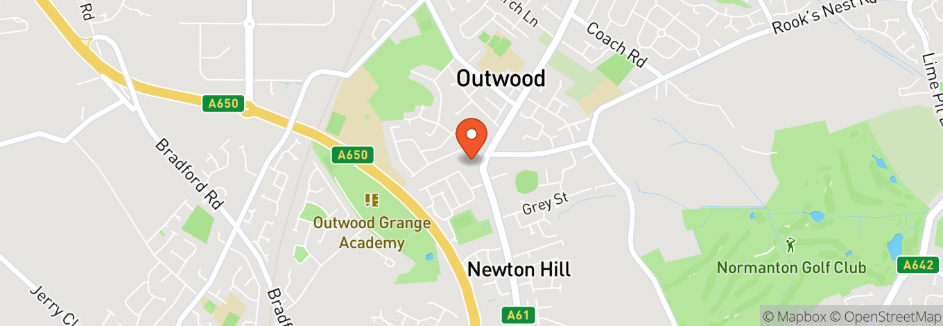 Map of Outwood Memorial Hall