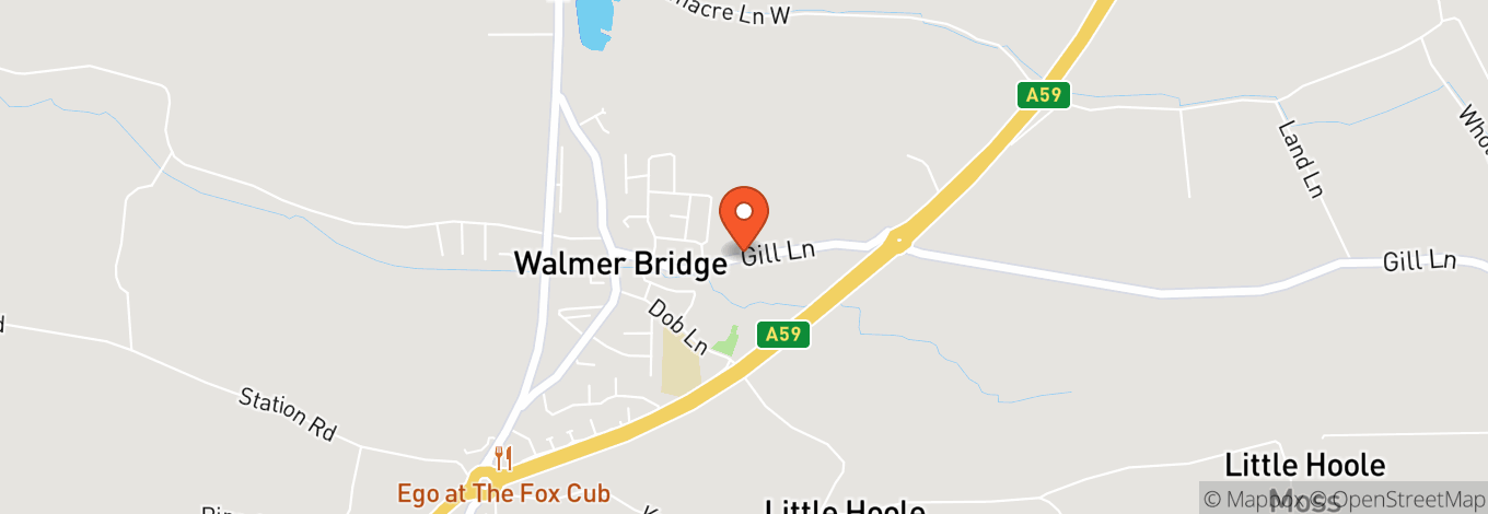 Map of Walmer Bridge Village Hall