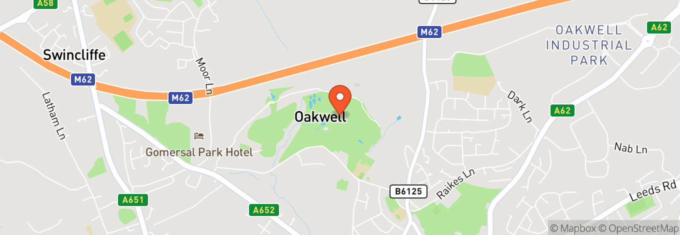 Map of Oakwell Hall Country Park