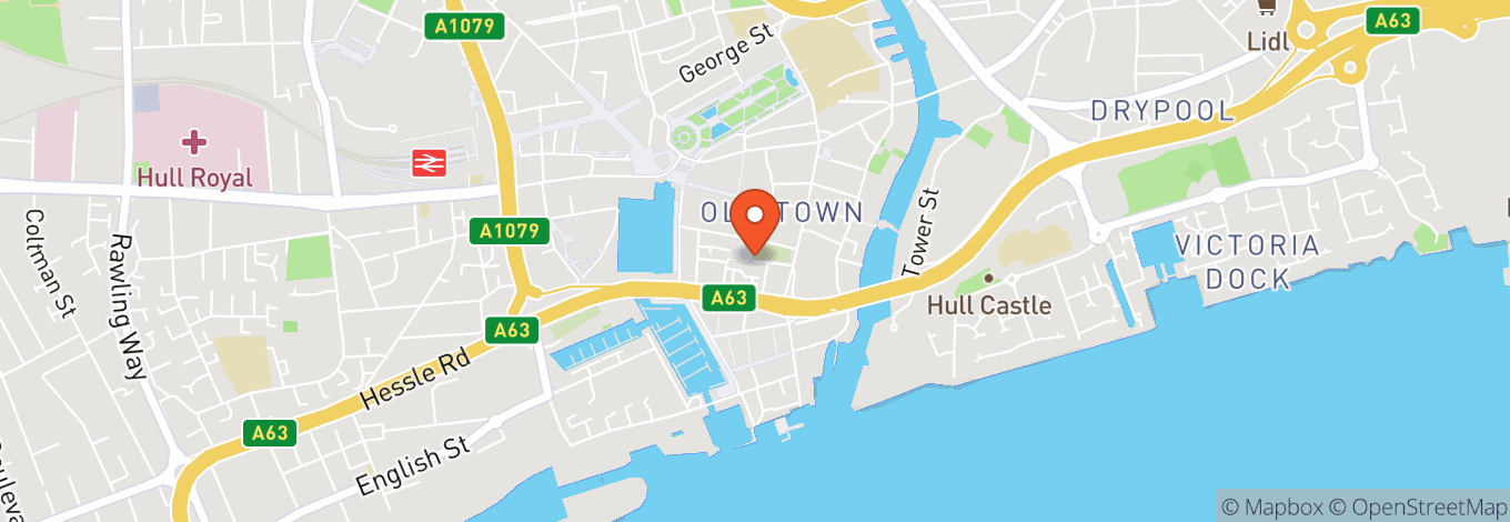 Map of Hull Minster