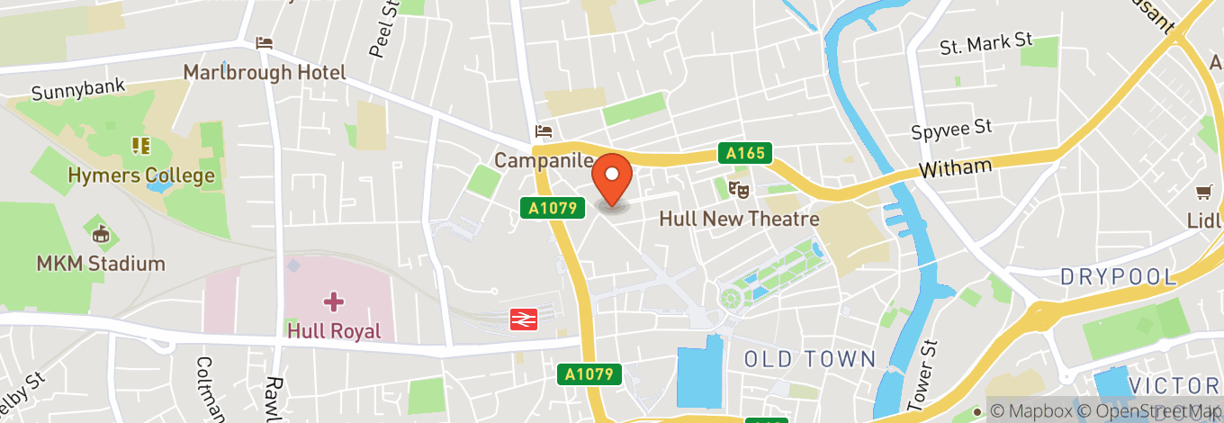 Map of Hull Central Library