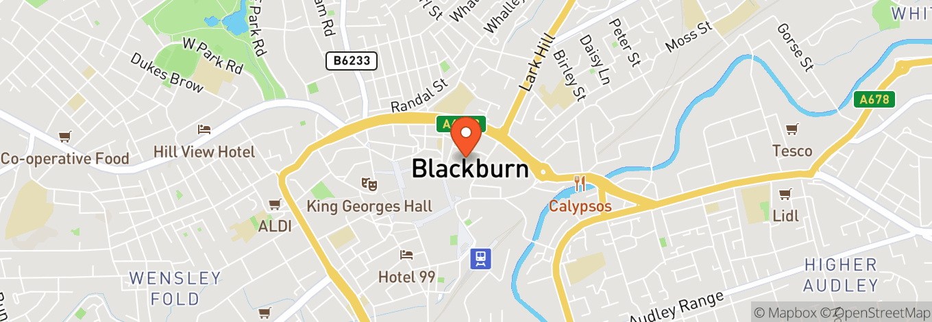 Map of Buzz Bingo and The Slots Room Blackburn