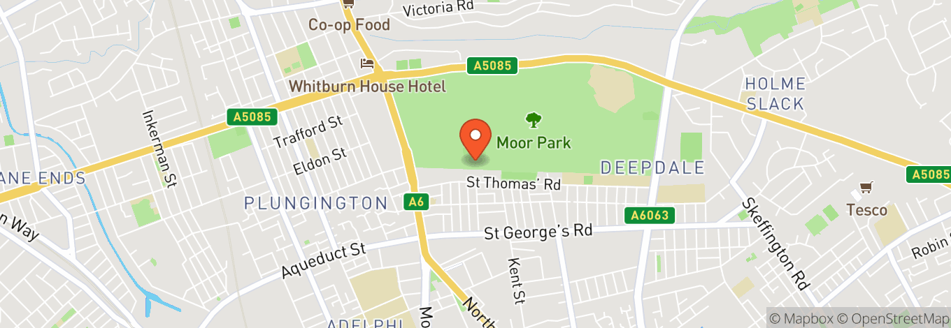 Map of Moor Park