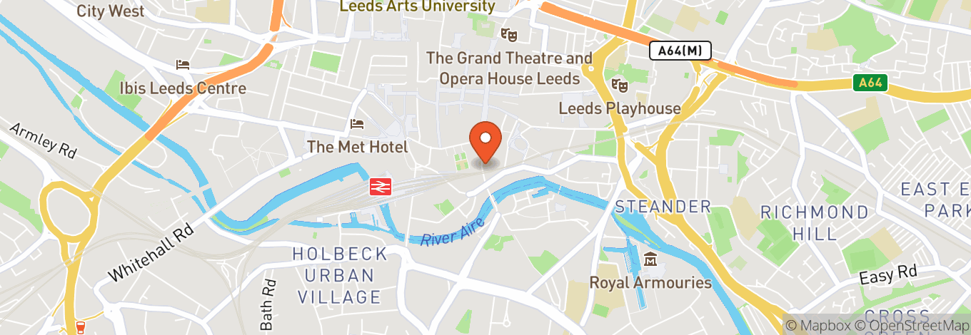 Map of Fibre Leeds