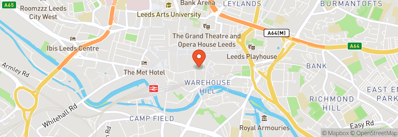 Map of Distrikt Bar Leeds