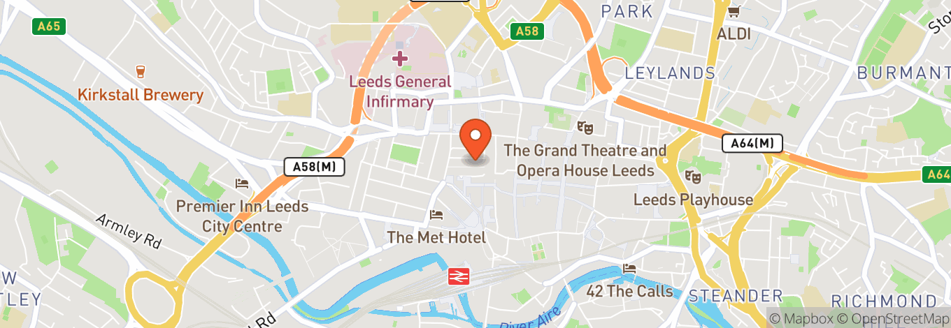 Map of Be At One - Greek Street Leeds