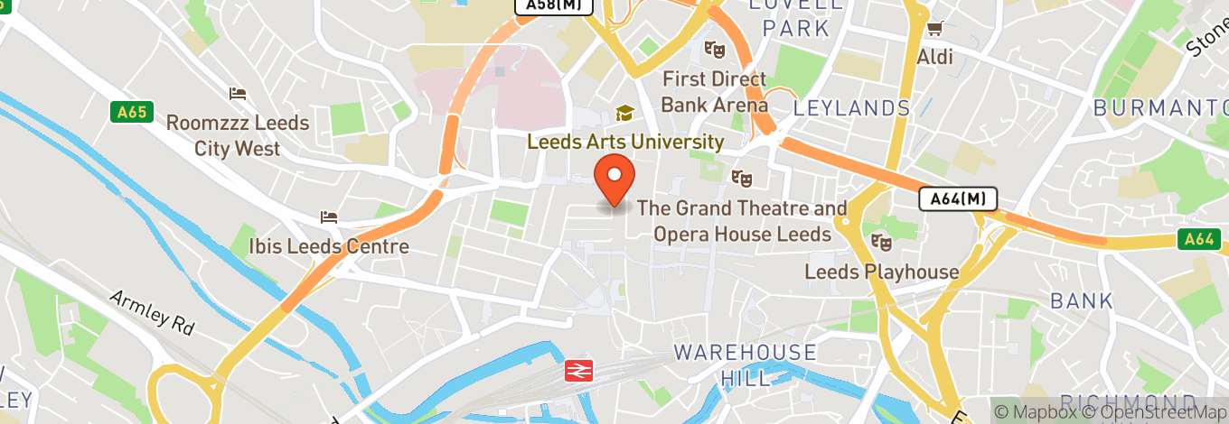 Map of The Bootlegger Leeds