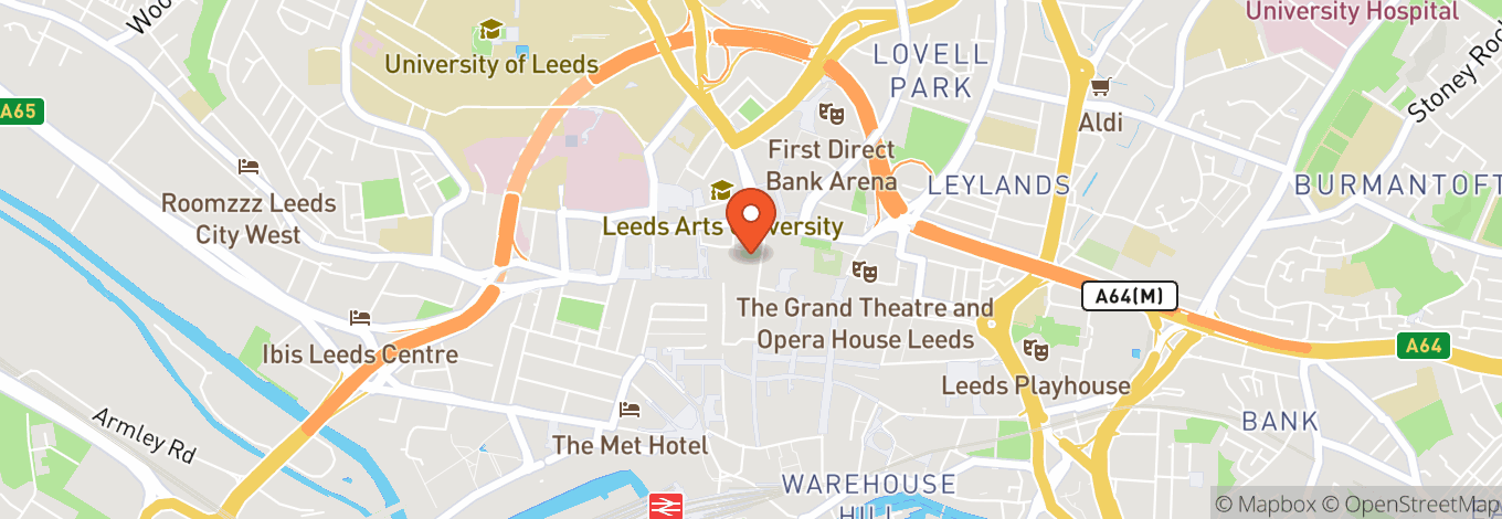 Map of Home Nightclub Leeds