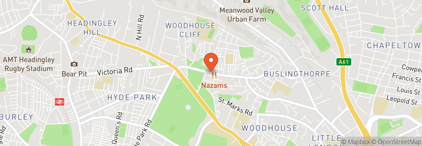 Map of Sheepscar Bar & Kitchen - Woodhouse