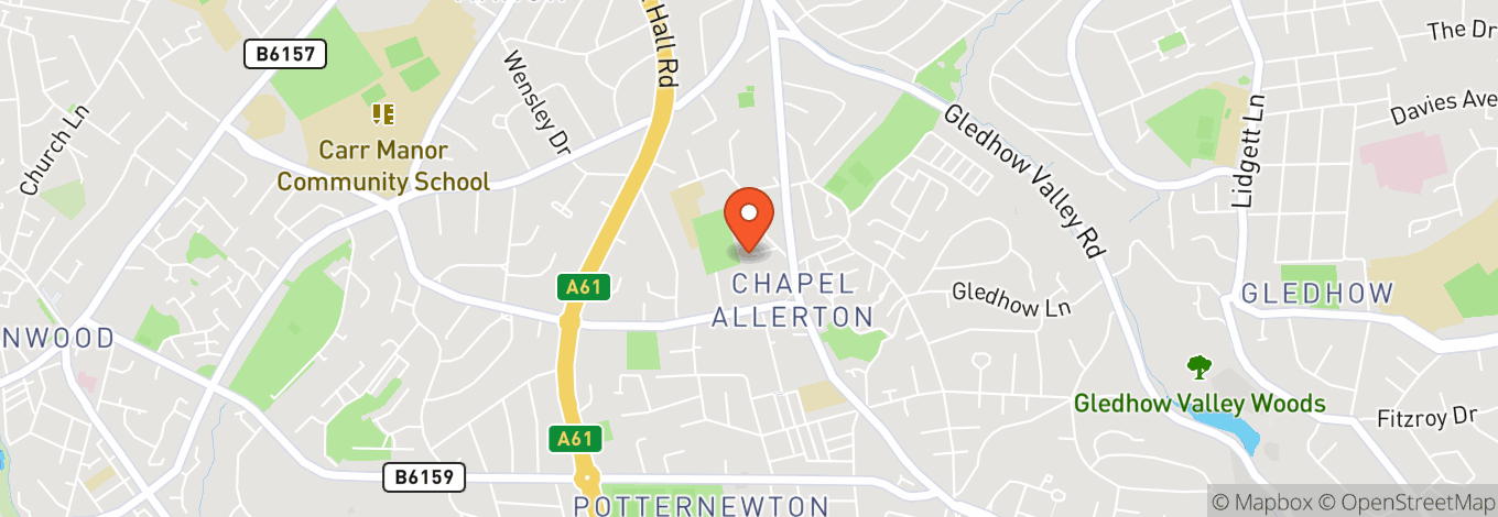 Map of Chapel Allerton Baptist Church