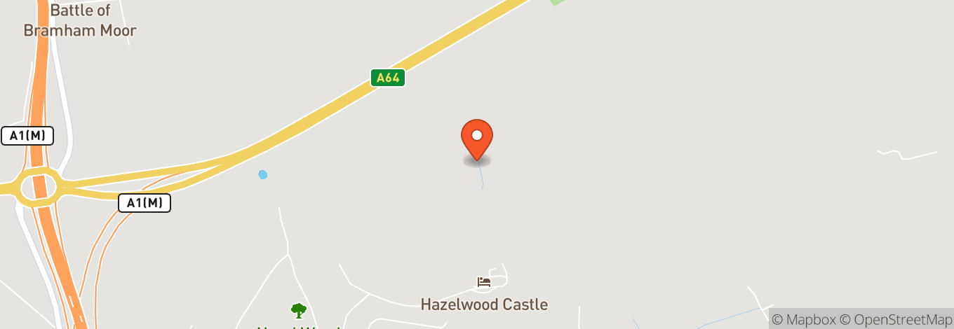 Map of Hazlewood Castle
