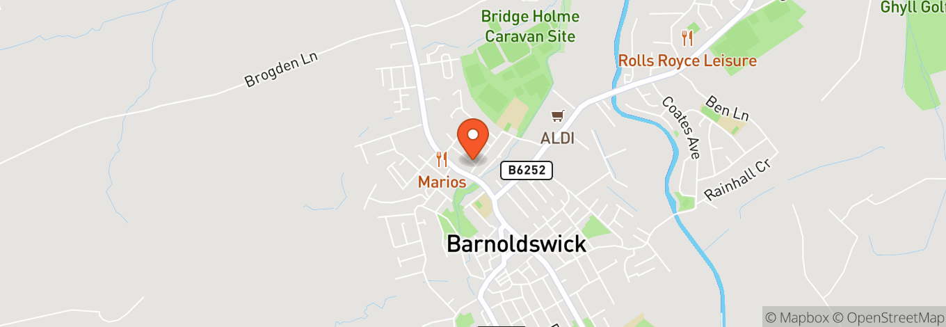 Map of Barnoldswick Music and Arts Centre