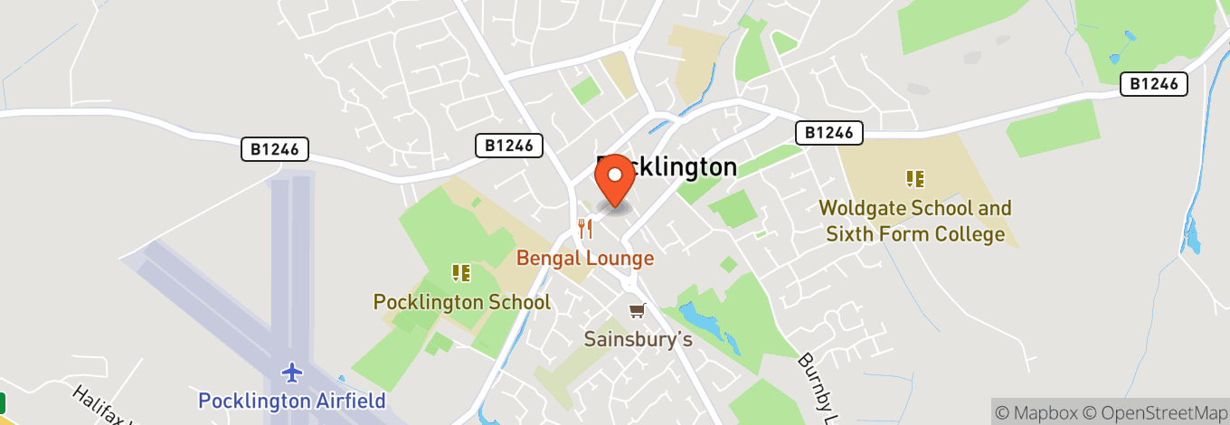 Map of Pocklington Arts Centre