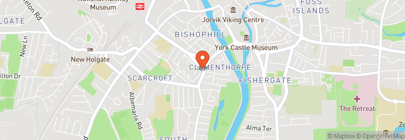 Map of Jorvine South Bank