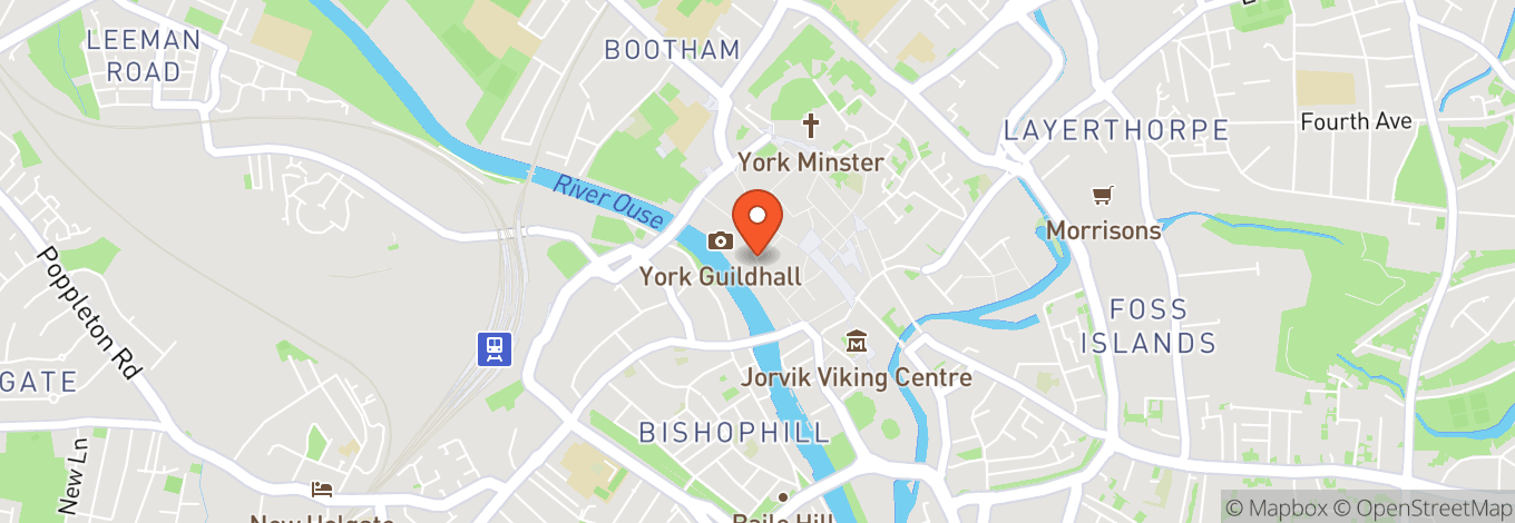 Map of The Guildhall York