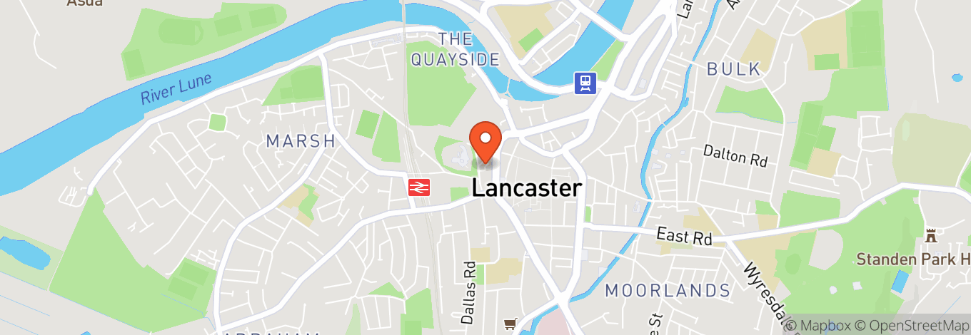 Map of Lancaster Castle