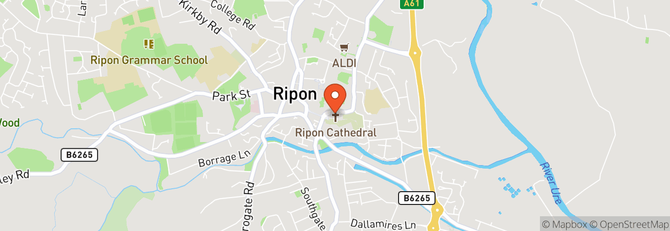 Map of Ripon Cathedral