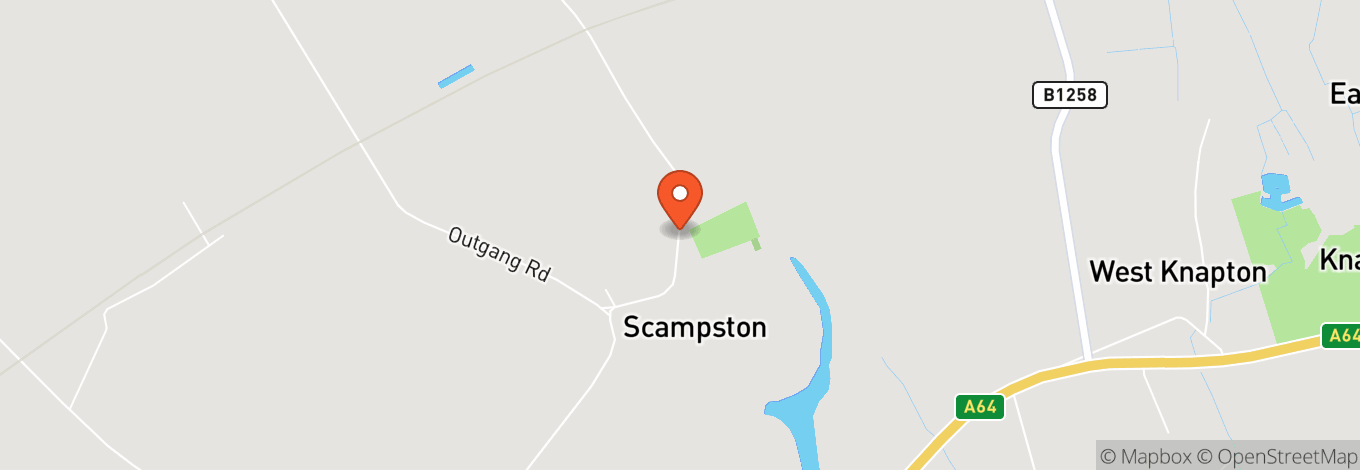 Map of Scampston Hall