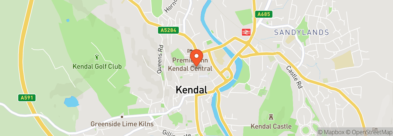 Map of Kendal Library