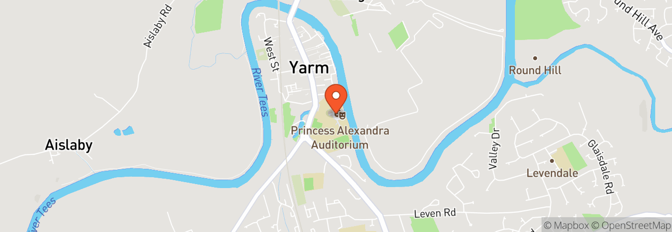 Map of Princess Alexandra Auditorium