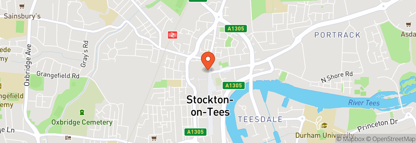 Map of Stockton Globe