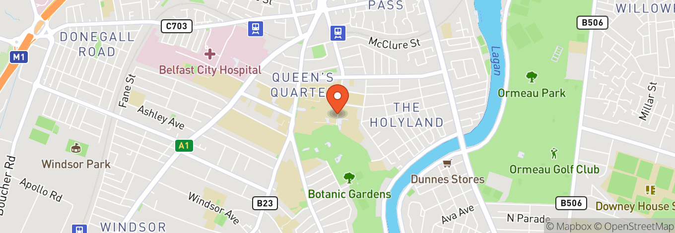 Map of Botanic Gardens