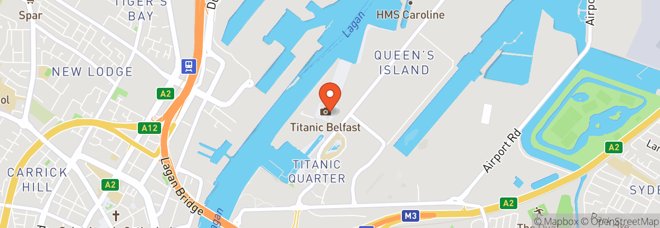 Map of Titanic Belfast