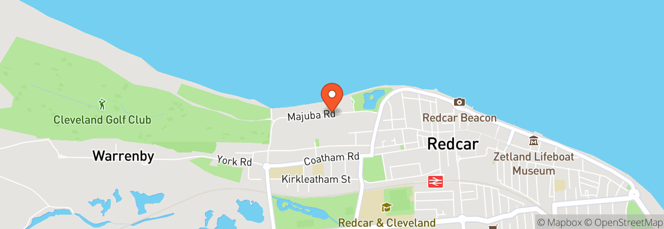 Map of Redcar Beach Base